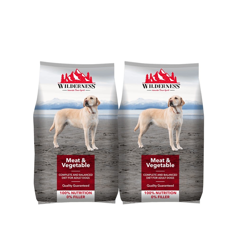Wilderness Meat And Vegetables Adult Dog Food - Buy 1 Get 1 Free