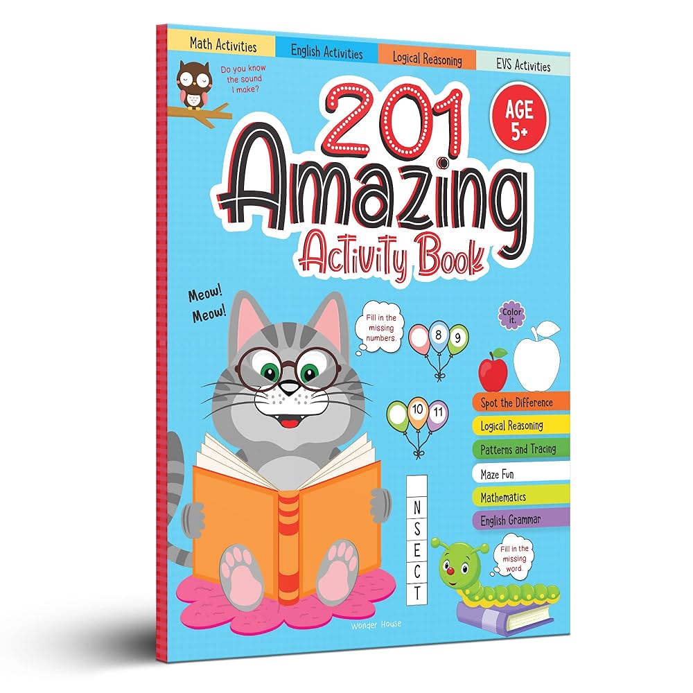 201 Amazing Activity Book - Fun Activities and Puzzles For Children