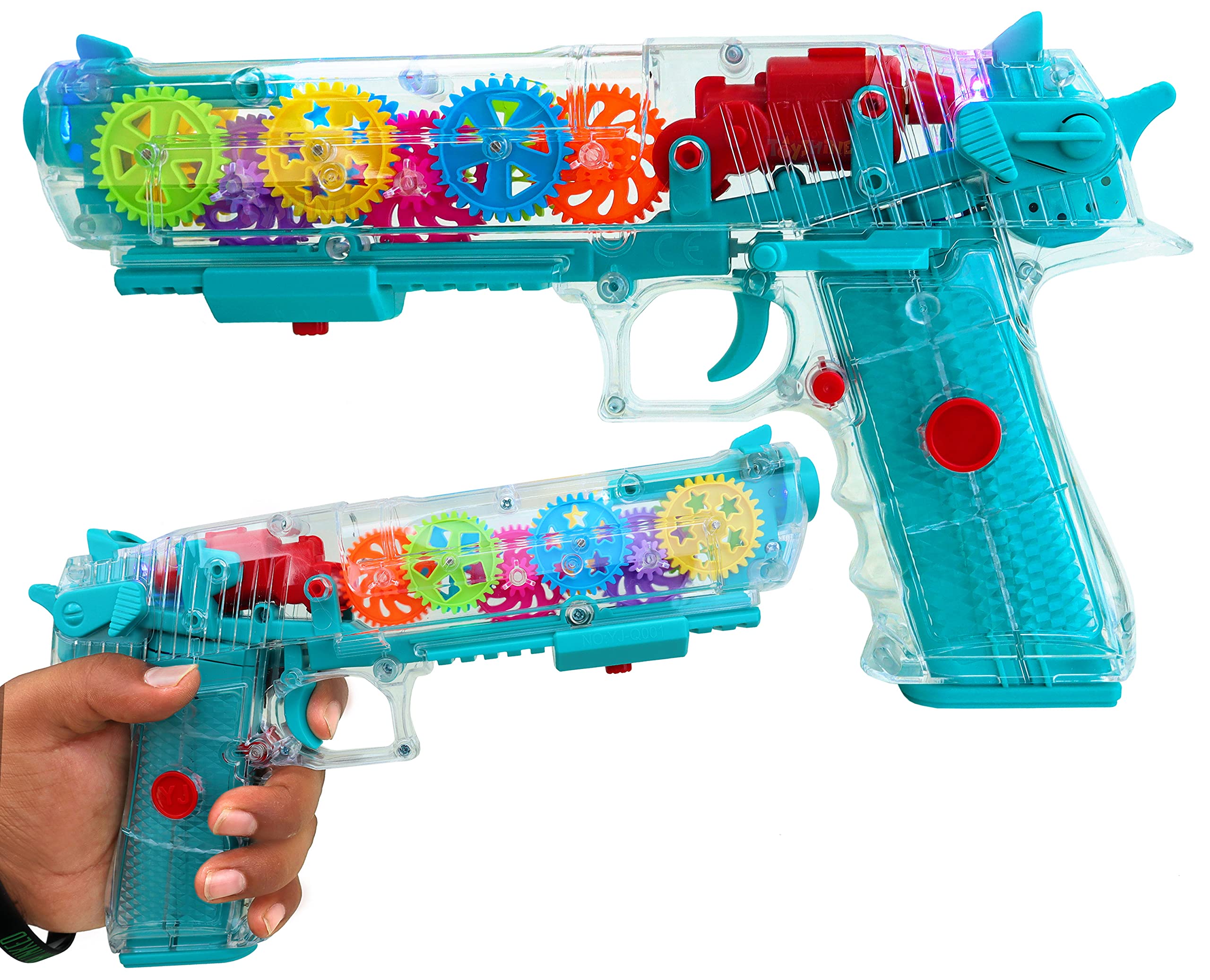 Toyshine Concept Musical and 3D Lights Toy Gun (Multicolor)