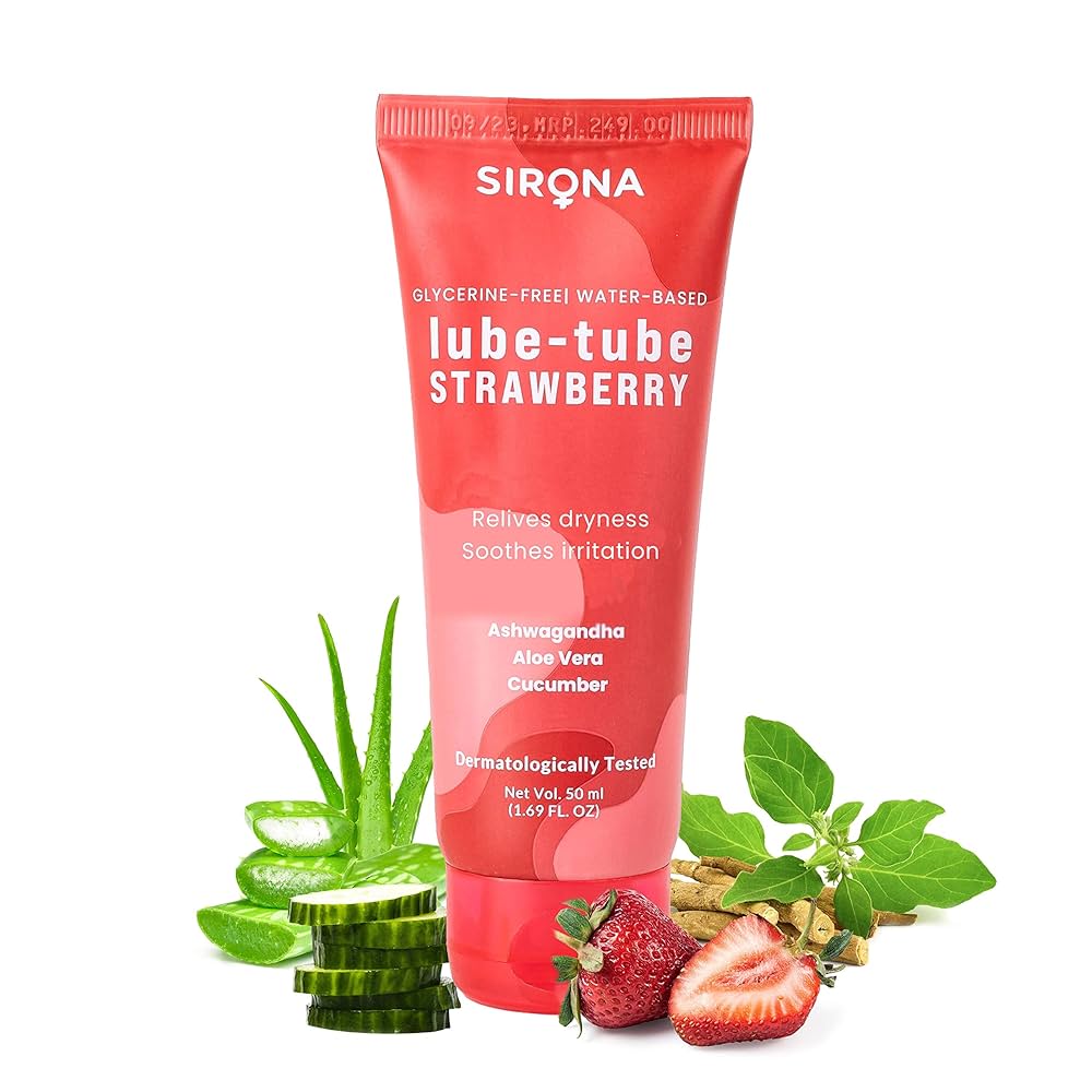 Sirona Strawberry Lubricant Gel for Men and Women