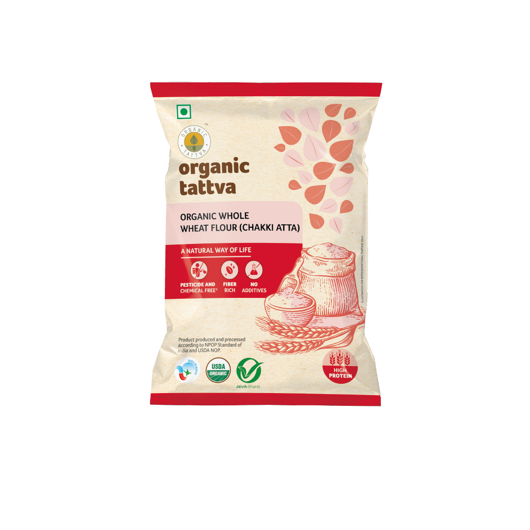 Organic Tattva Wheat Organic Atta 1 kg