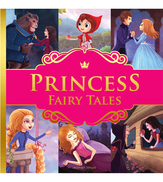 Princess Fairy Tales - Ten Traditional Fairy Tales For Children (Abridged and Retold With Large Font For Easy Reading) 8 Inches X 8 Inches - Hardback