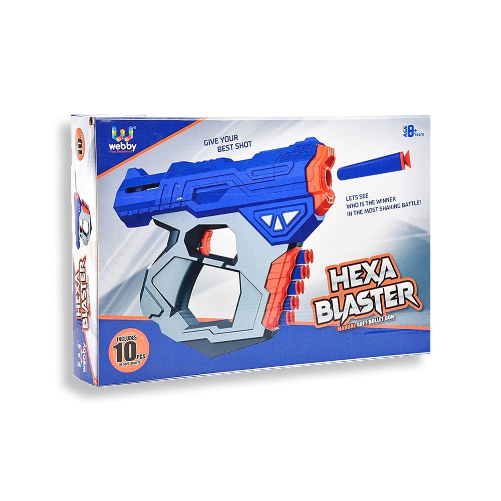 Webby Toys Soft Bullet Toy Gun (4 - 6 Years)