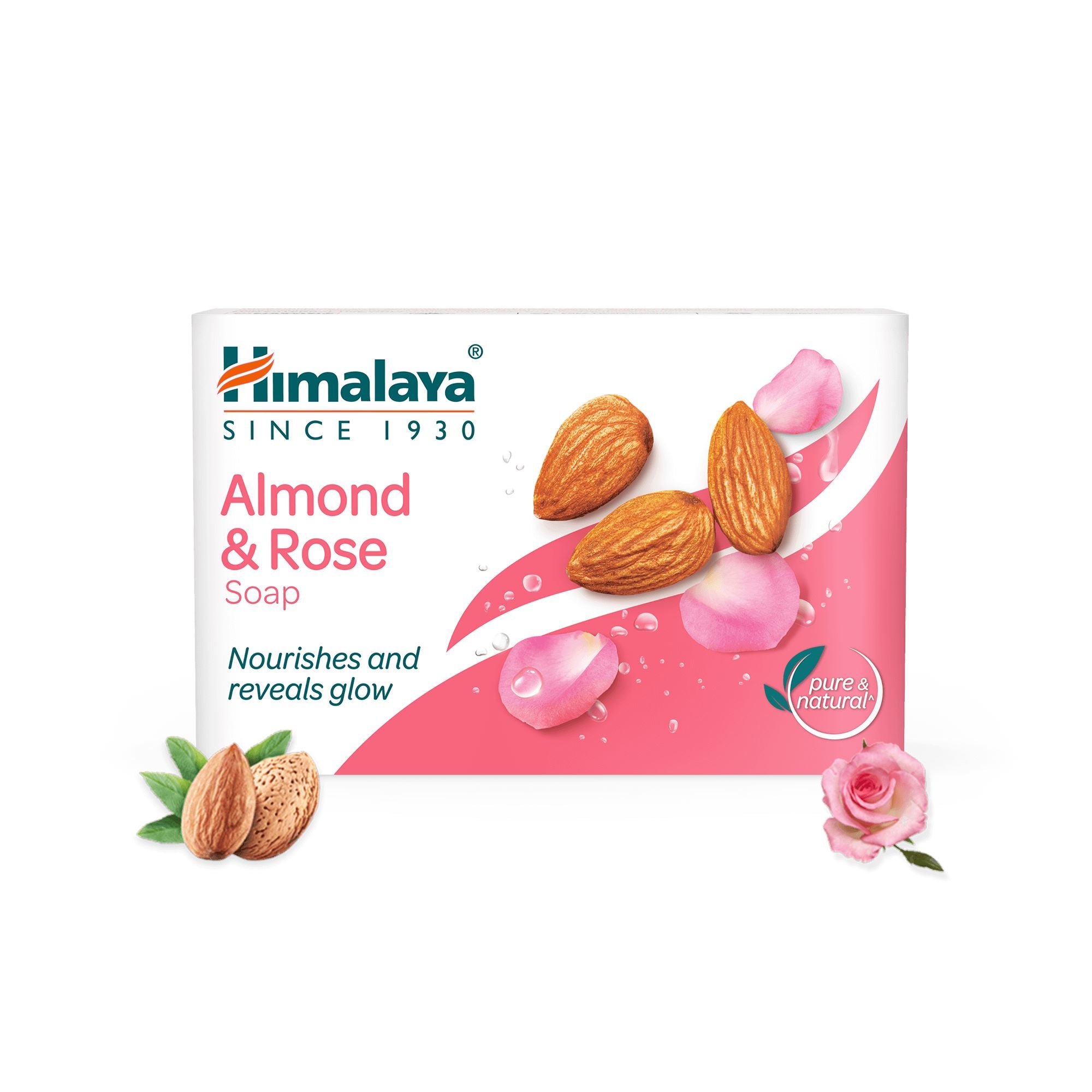 HIMALAYA ALMOND & ROSE SOAP 75GM
