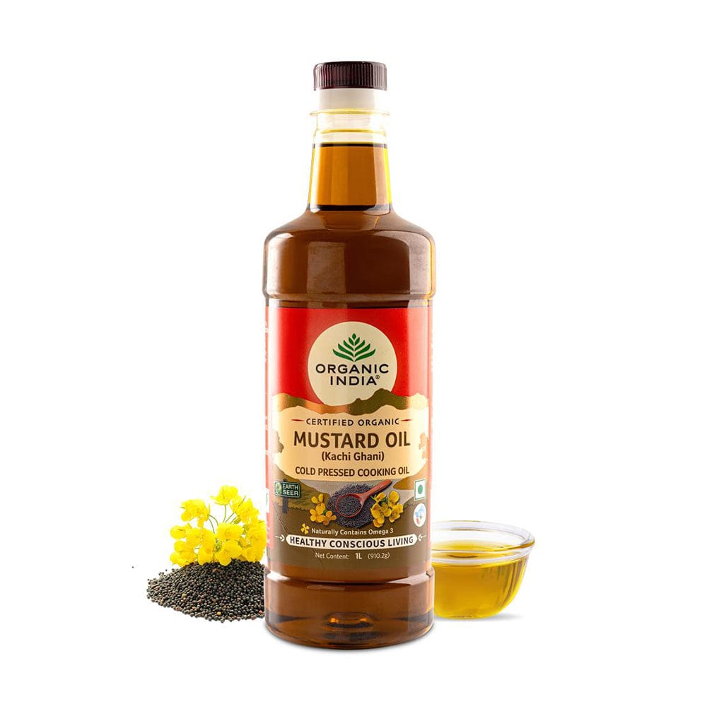 Organic India Organic Mustard Oil, (Kachi Ghani)