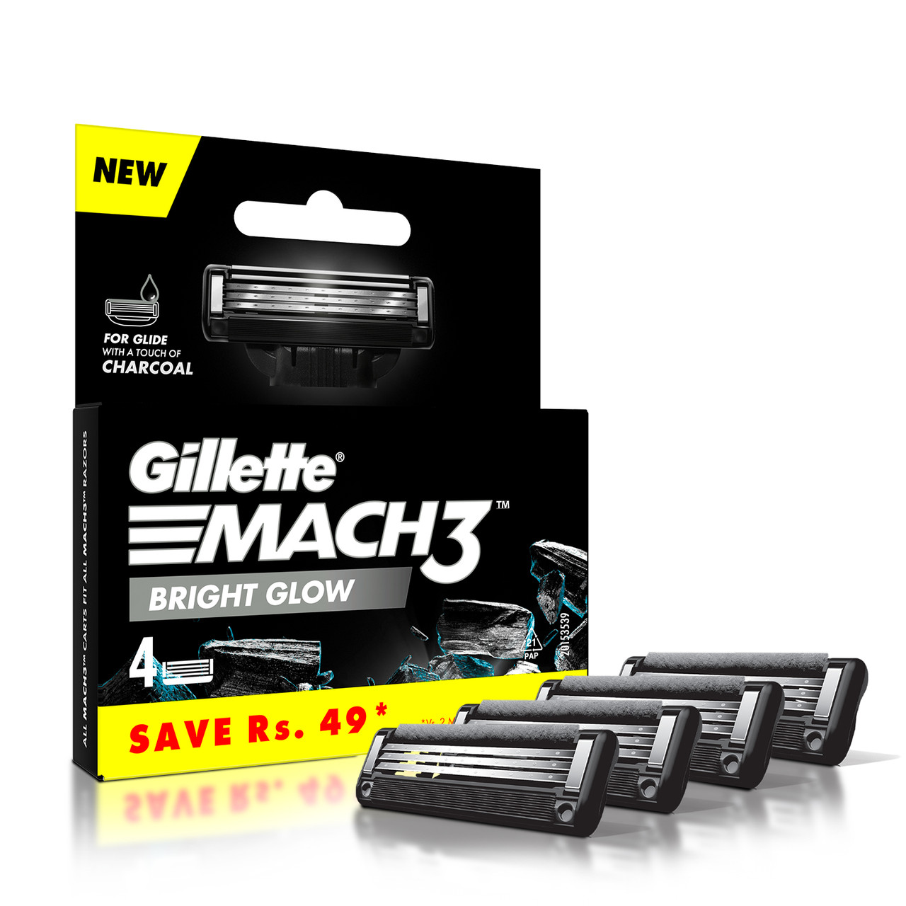 GILLETTE MACH3 CARTS 4N