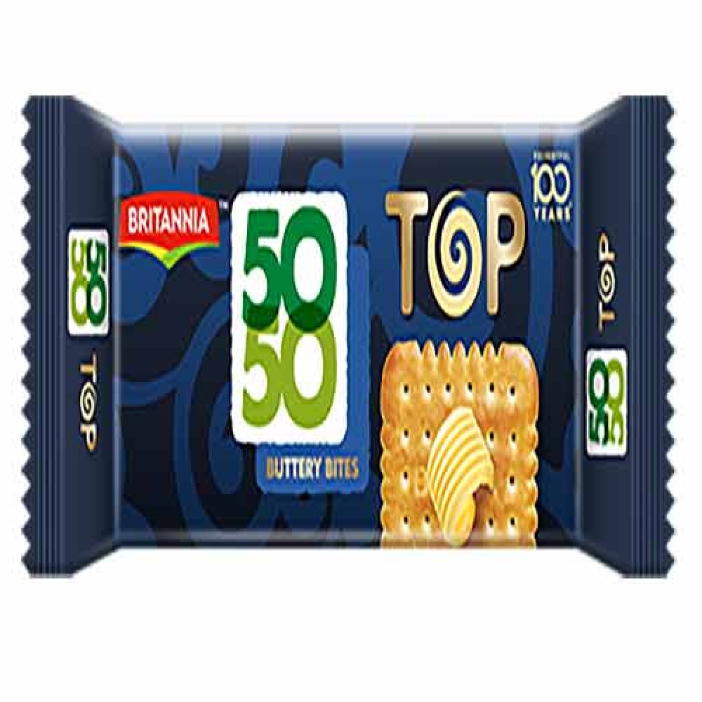 50 50 TOP BUTTERY BITES 200GM