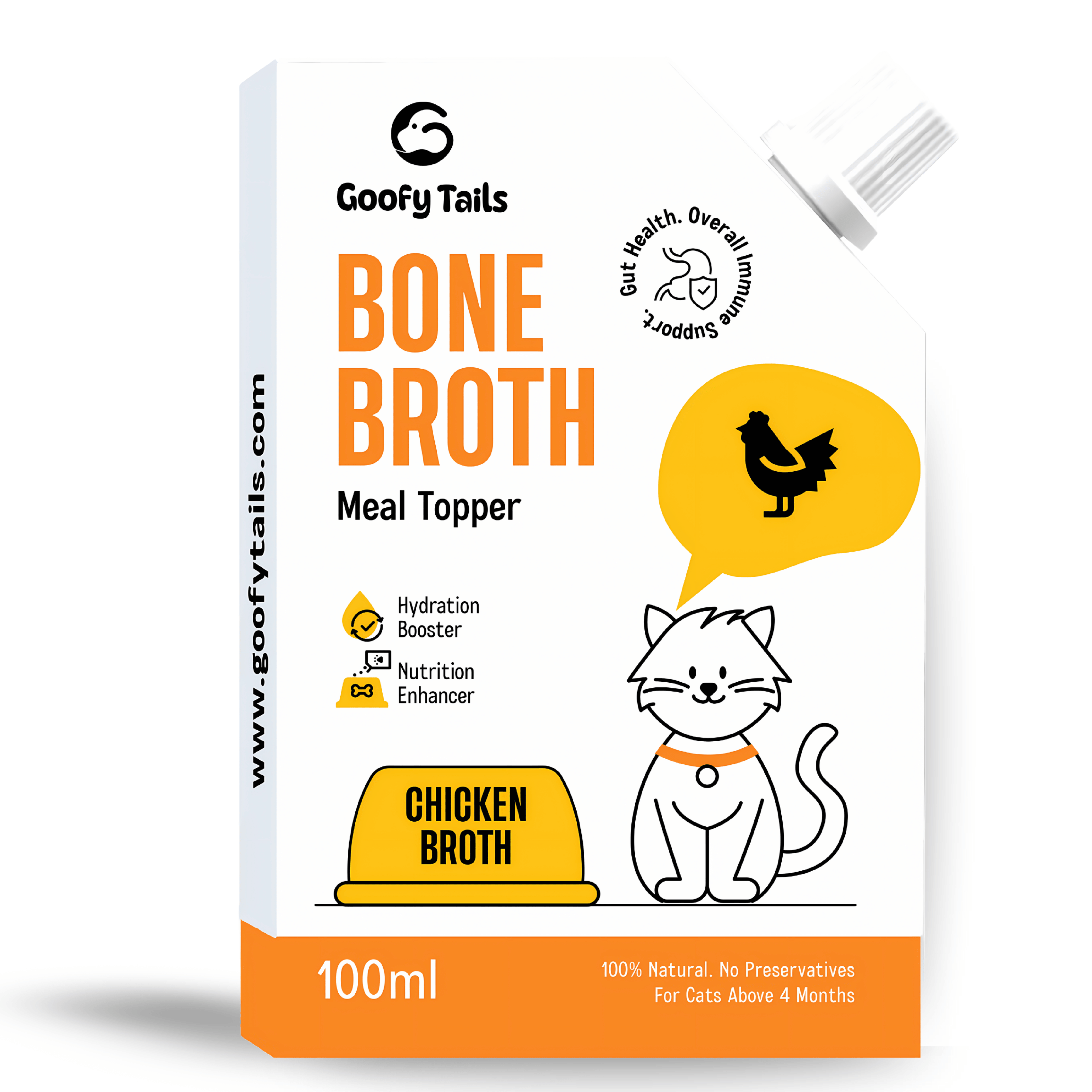 Goofy Tails Meal Topper Chicken Broth