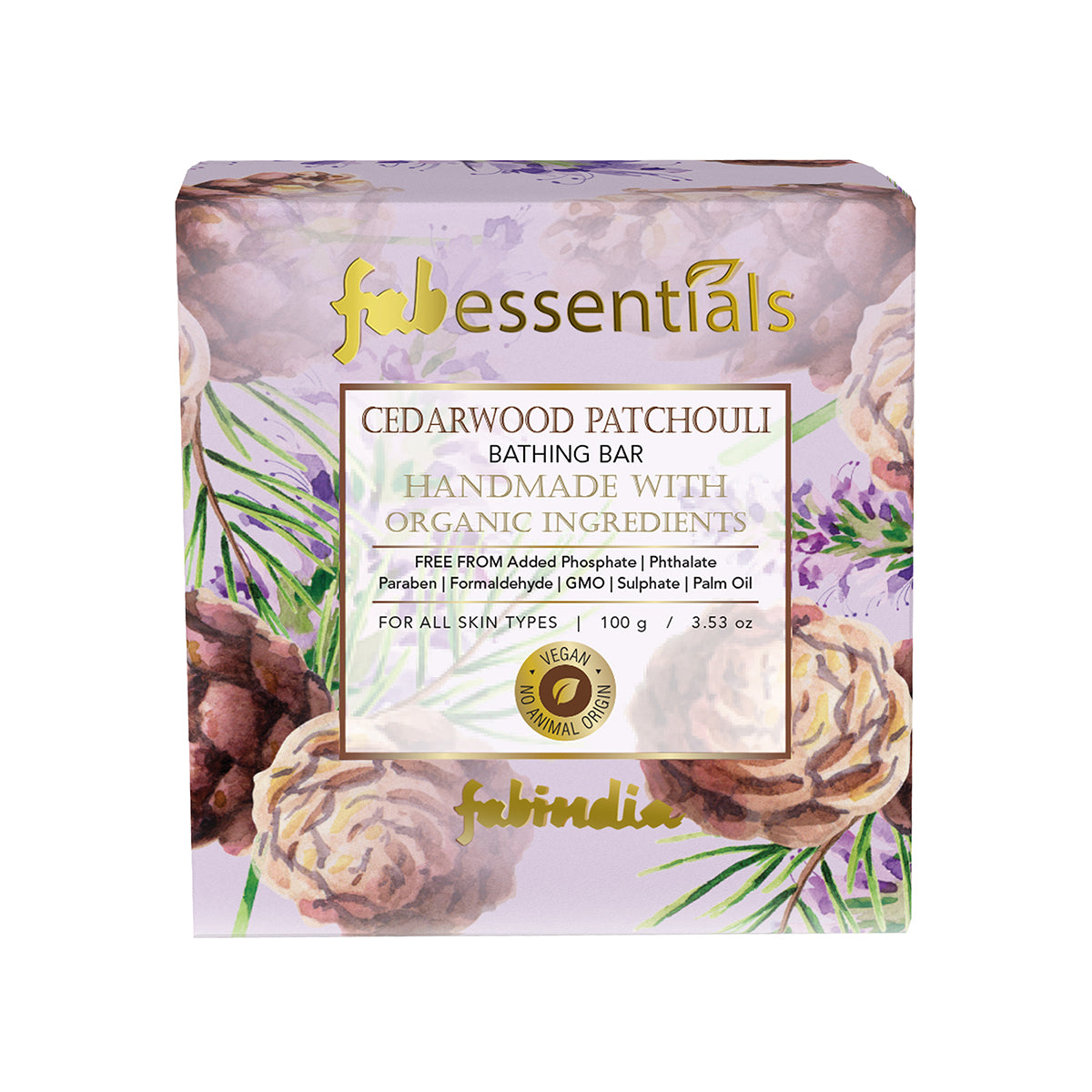 Fabessentials Cedarwood Patchouli Handmade Bathing Bar
