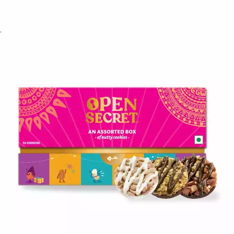 Open Secret Celebration Cookies Gift Pack with Assorted Chocolate