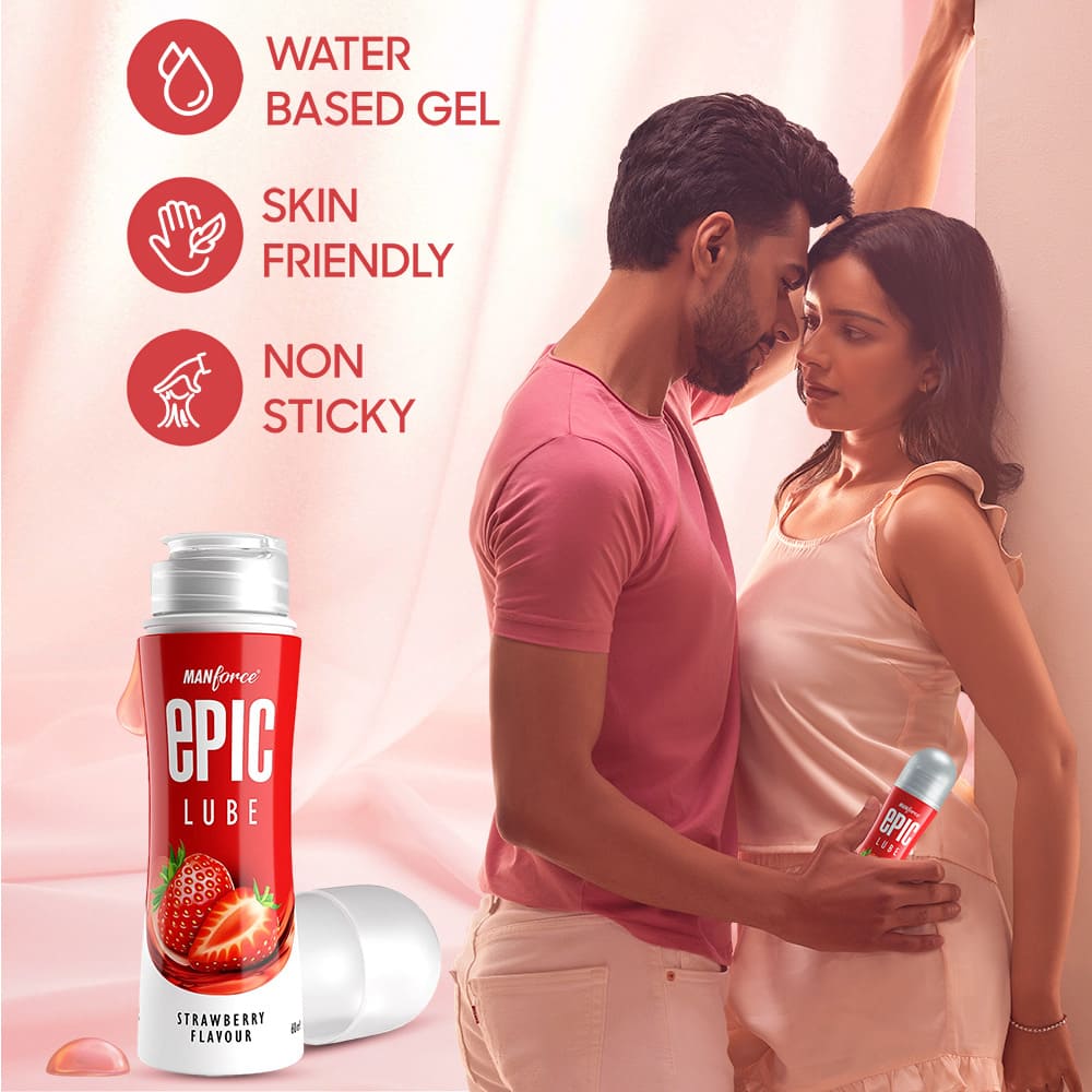 Manforce Epic Strawberry Flavoured Lubricant