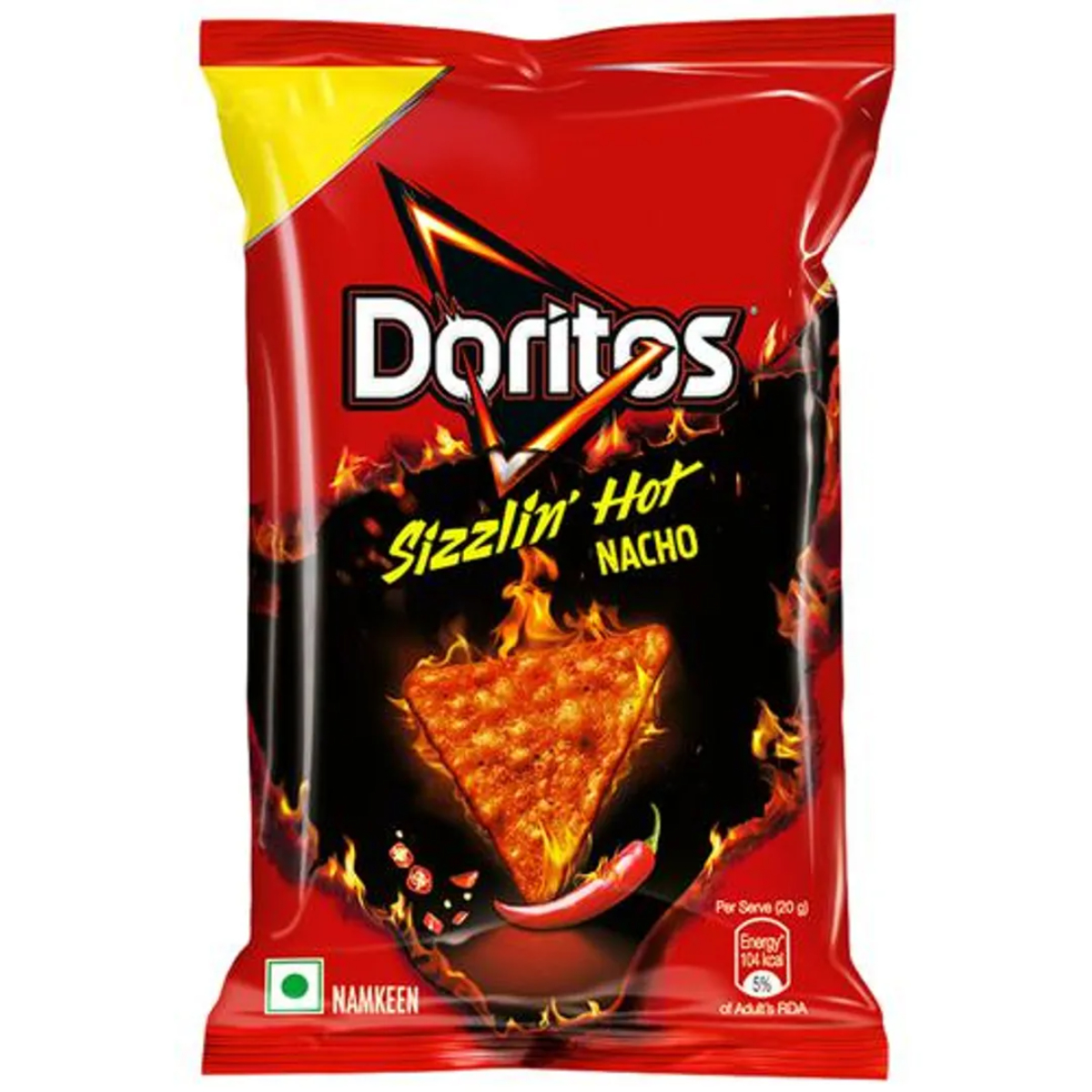 DORITOS SIZZLIN HOT NACHO 22G