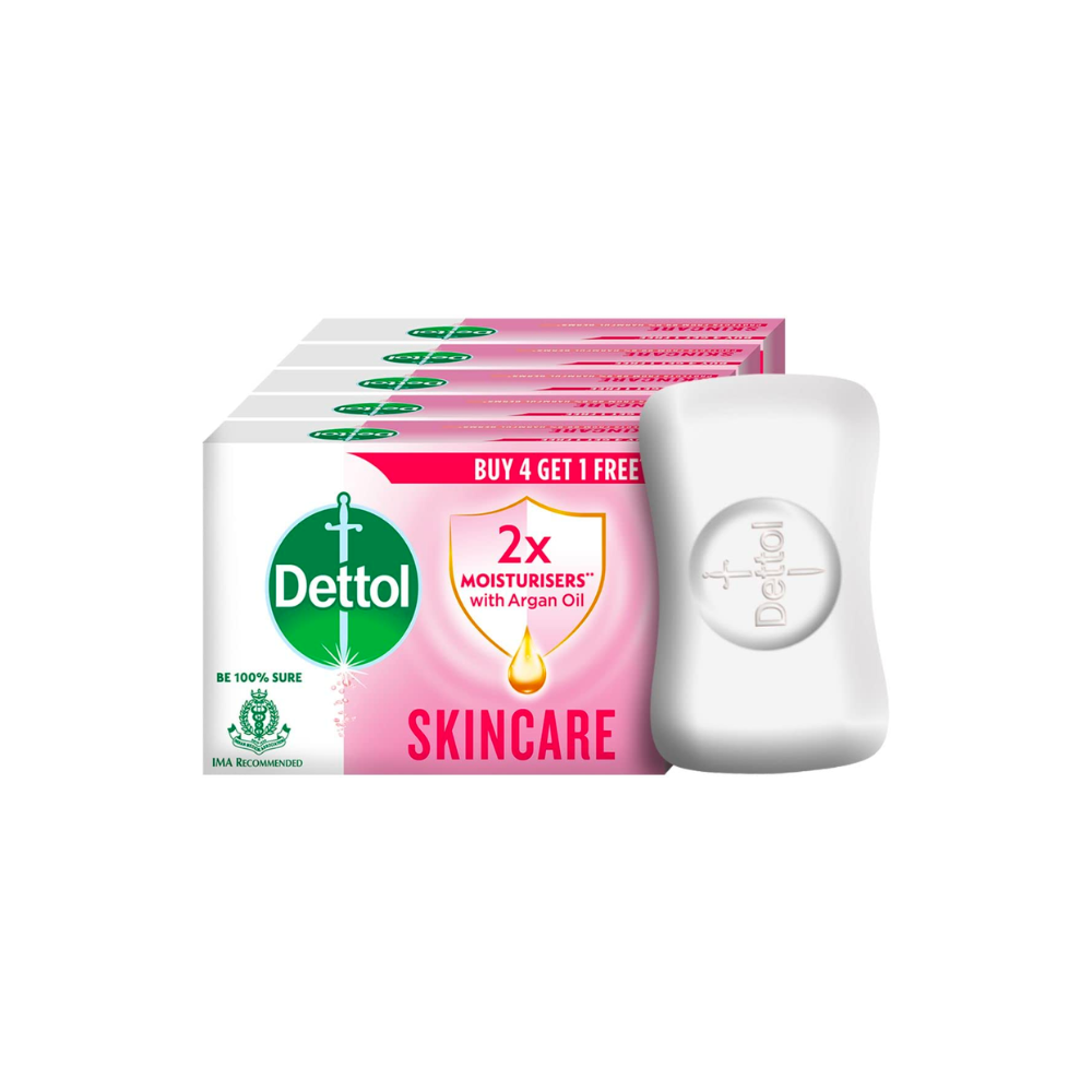 DETTOL SKINCARE SOAP 3+1 FREE
