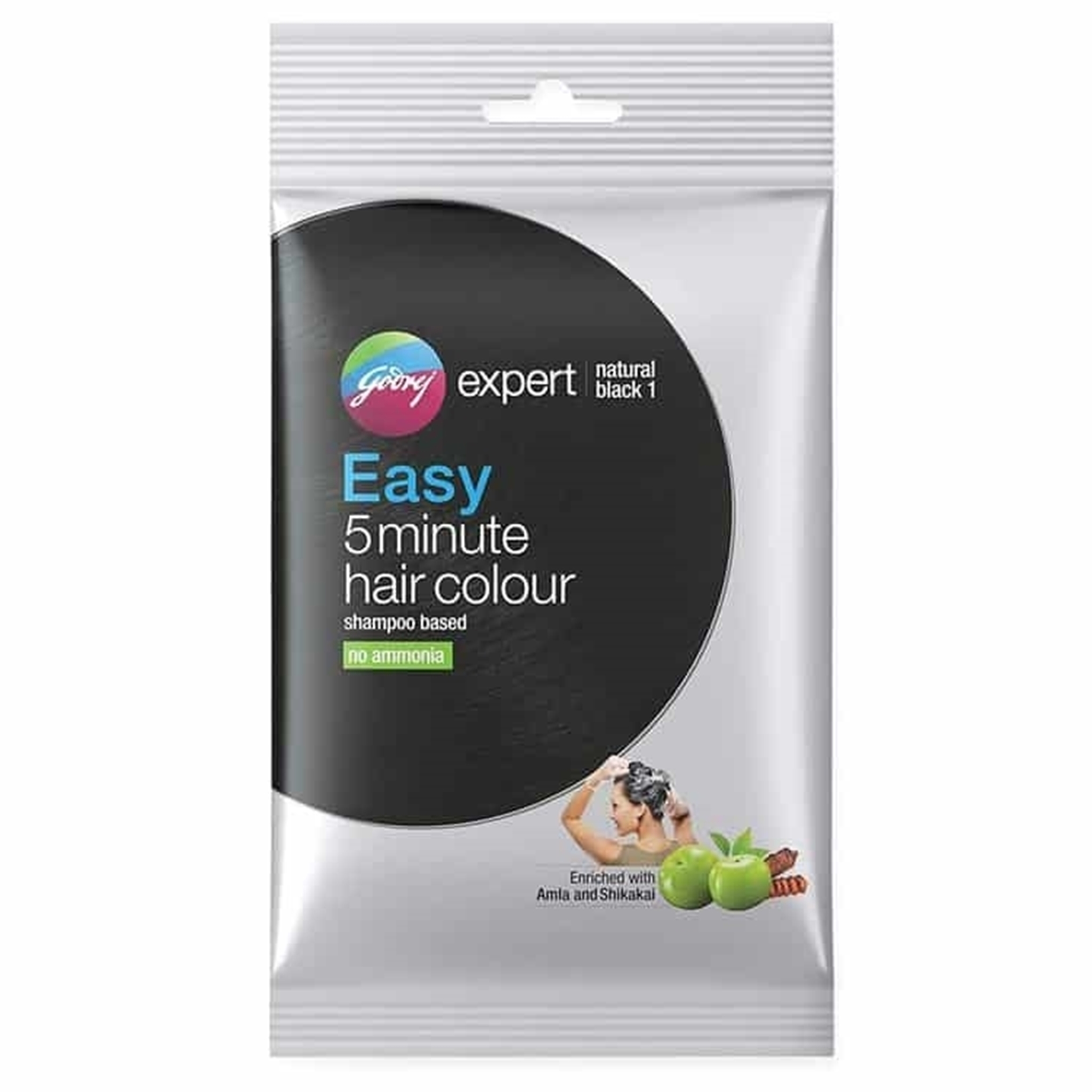 GOGREJ EASY 5MINUTE HAIR COLOUR SHAMPOO 20ML
