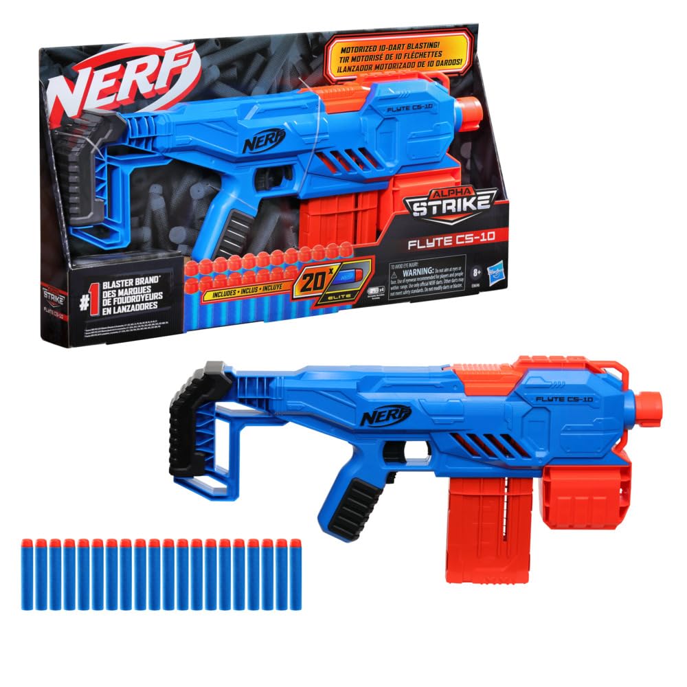Nerf Alpha Strike Flyte Cs-10 Toy Gun (8+ Years)