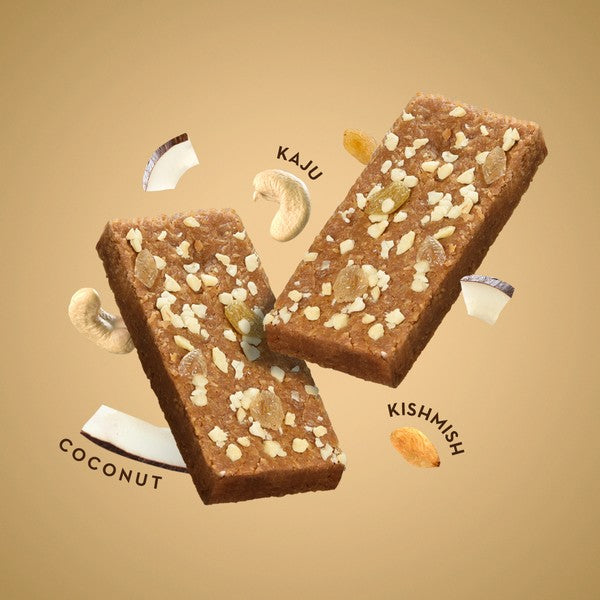 Kaju Kishmish Coconut Burfi by GO DESi