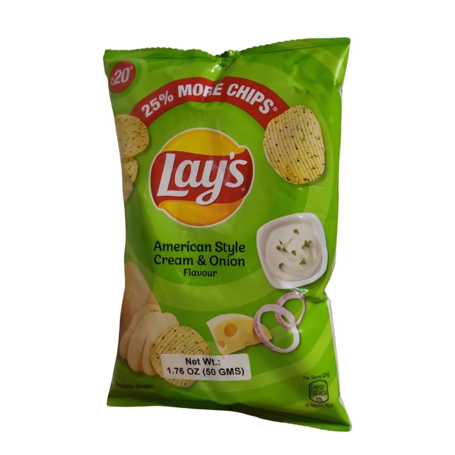 Lay's American Style Cream & Onion Flavour Potato Chips