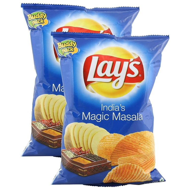 Lay's India's Magic Masala Potato Chips - Pack of 2