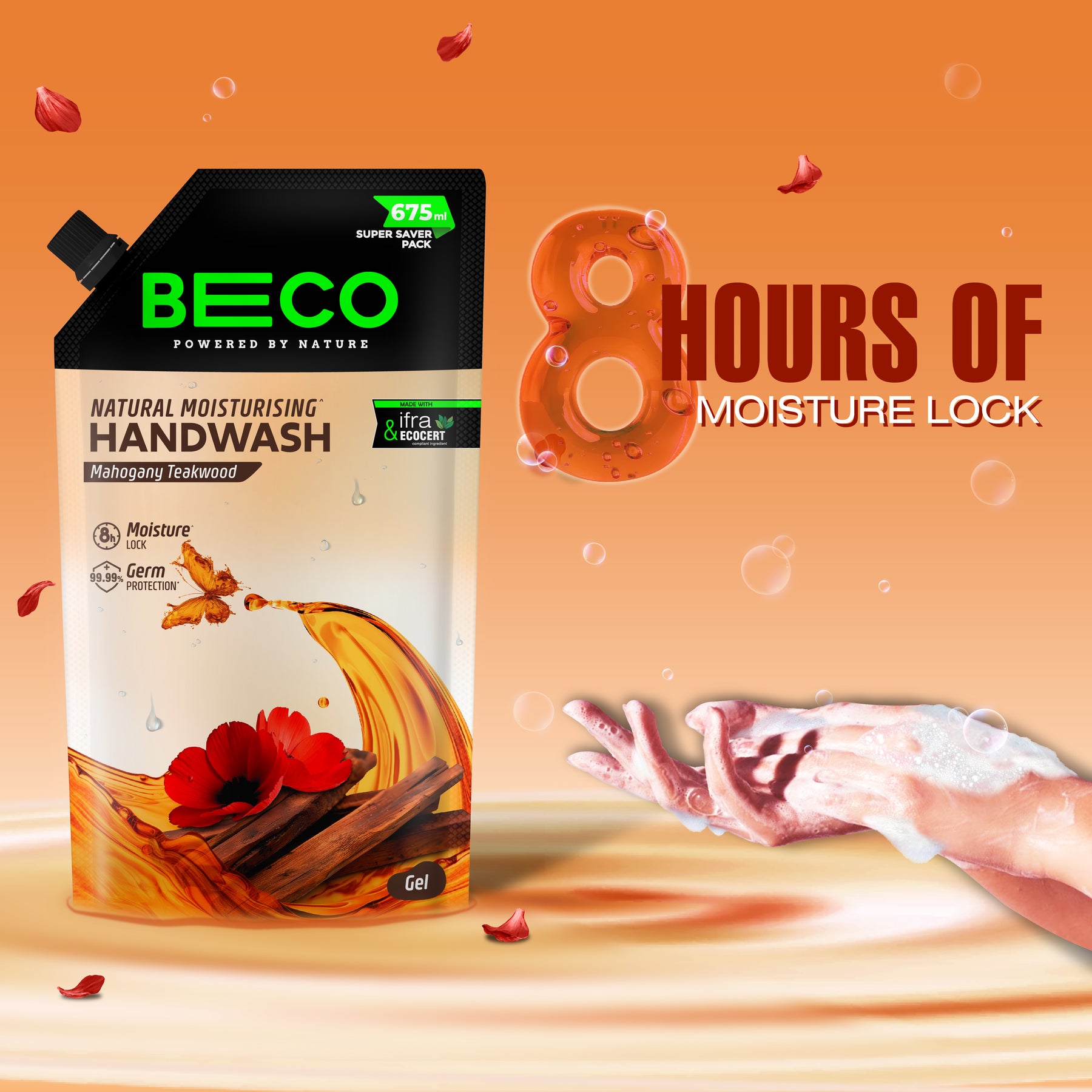 BECO NATURAL MIISTURISING HANDWASH 675ML