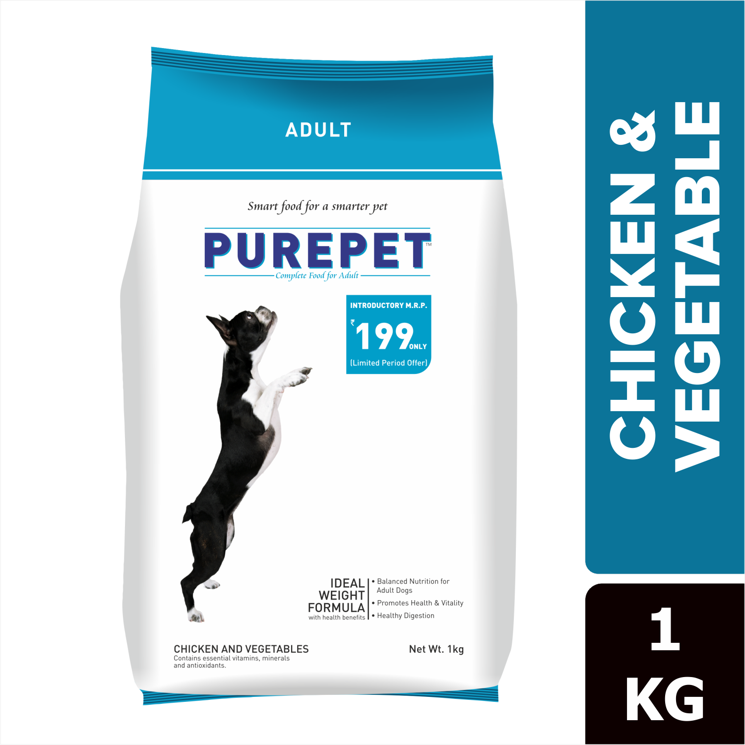 PurePet Adult Dog Food (Chicken And Vegetable Flavour)