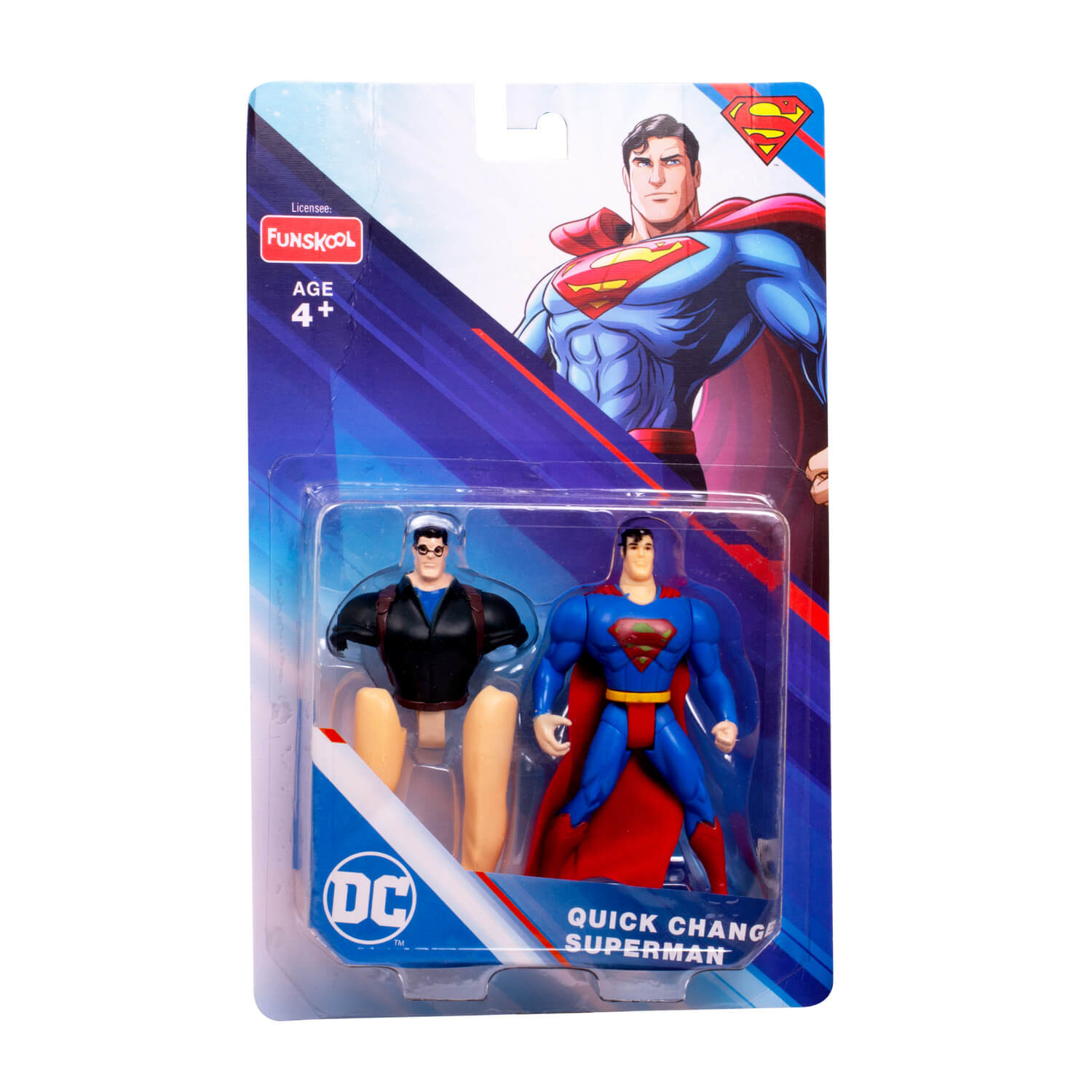 Funskool Superman Quick Change Action Figure (4+ Years)