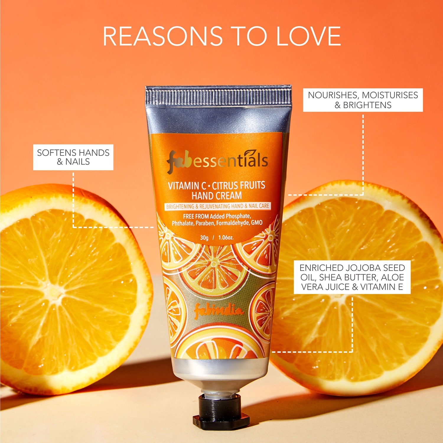 Fabessentials Vitamin C - Citrus Fruits Hand Cream