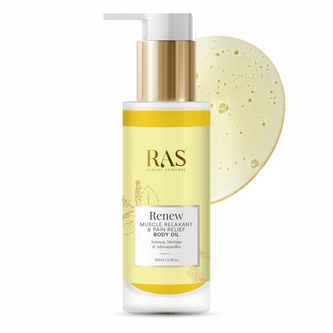 RAS Luxury Oils Renew Muscle Relaxant & Pain Relief Body Oil