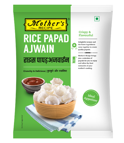 MOTHER'S RICE PAPAD AJWAIN 75G