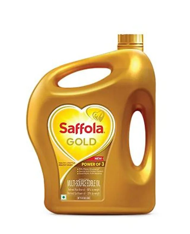 Saffola Gold Power of 3 Refined Blended Cooking Oil