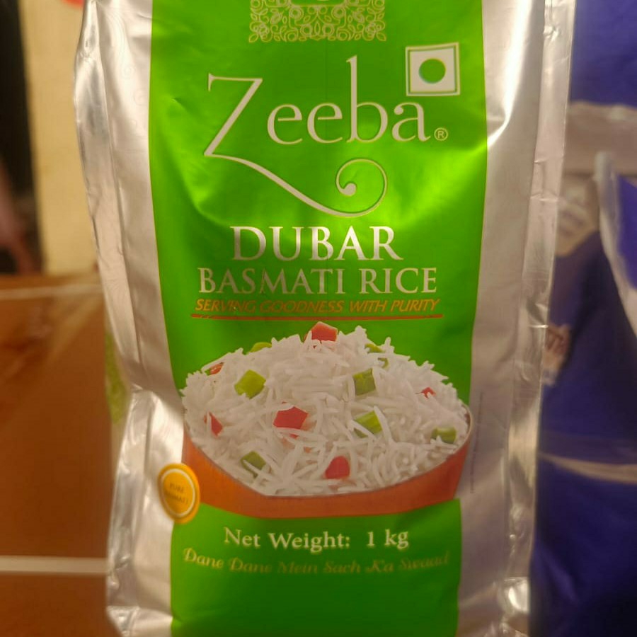 ZEEBA DUBAR BASMATI RICE 1KG