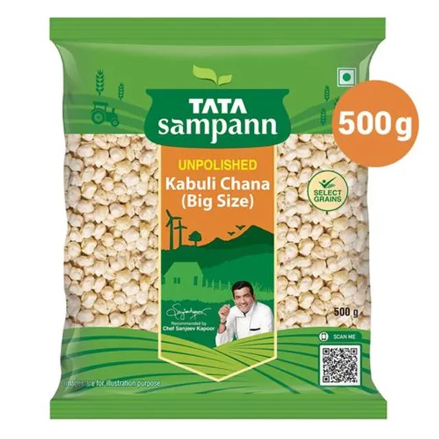 TATA SAMPANN HIGH PROTEIN KABULI CHANA 500G