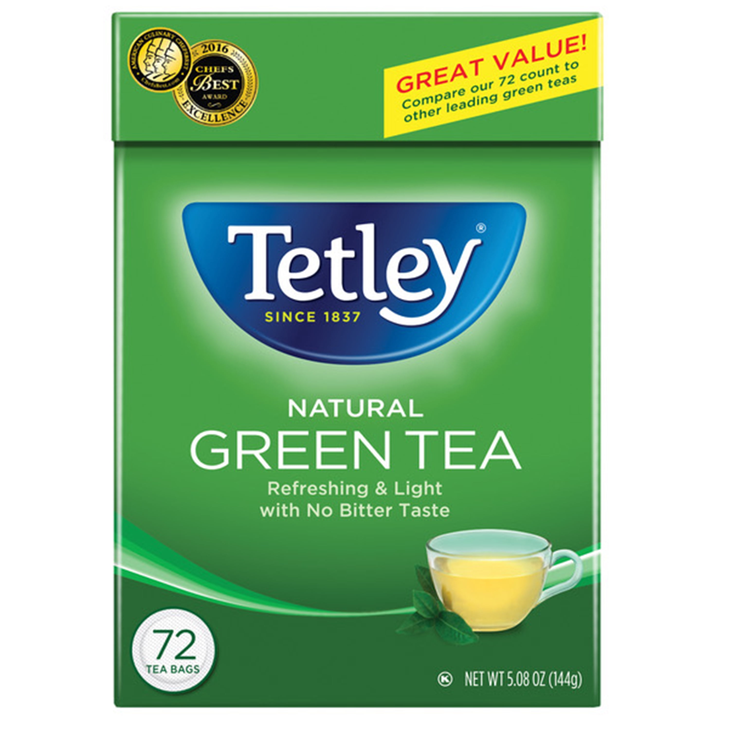 TETLY GREEN TEA 1G