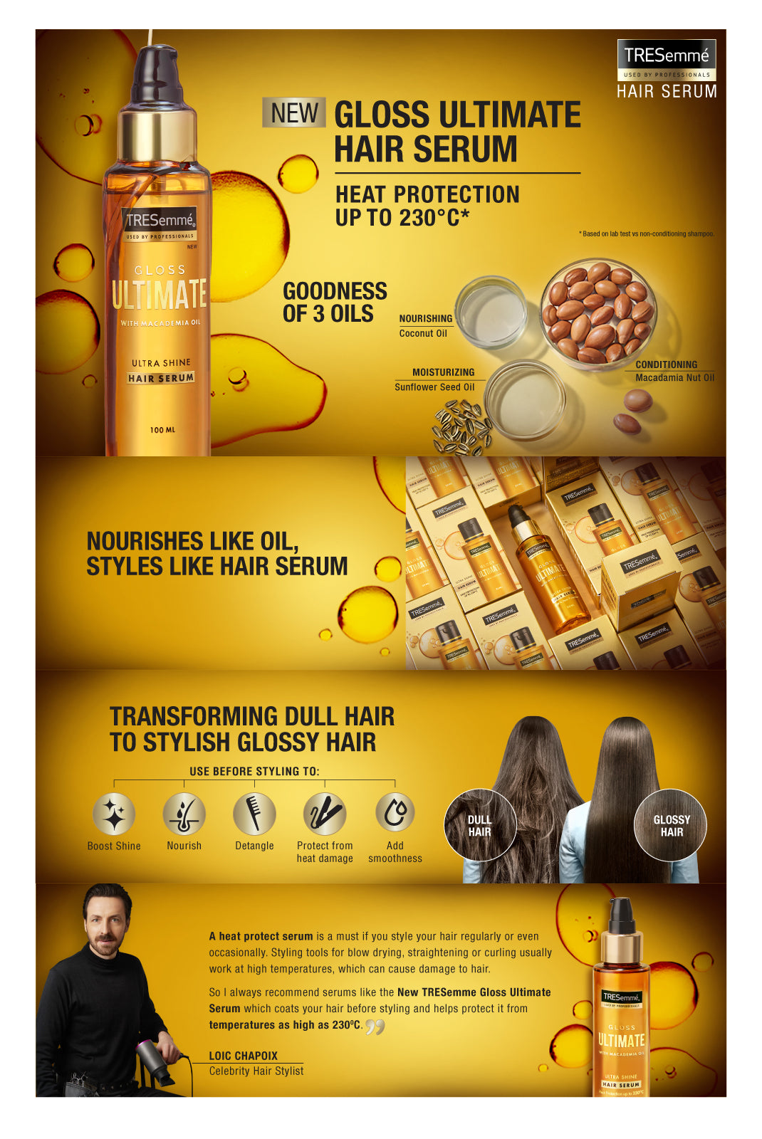 TRESEMME ULTIMATE HAIR SERUM 50ML