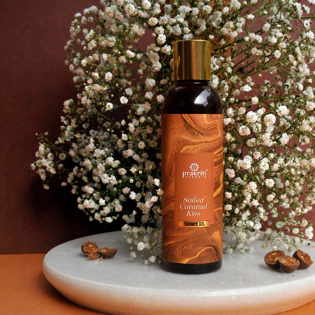 Prakriti Herbals Salted Caramel Kiss Shower Gel