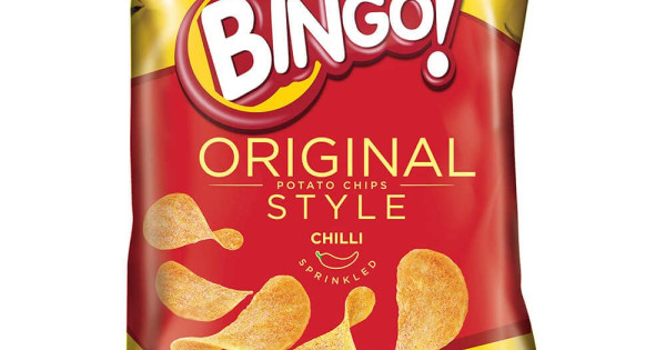 Bingo Original Style Chilli Potato Chips - Pack of 4