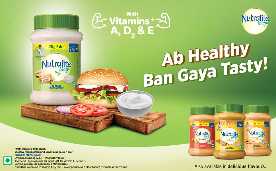 NUTRALITE MAYO VEG  EGGLESS MAYONNAISE 190G