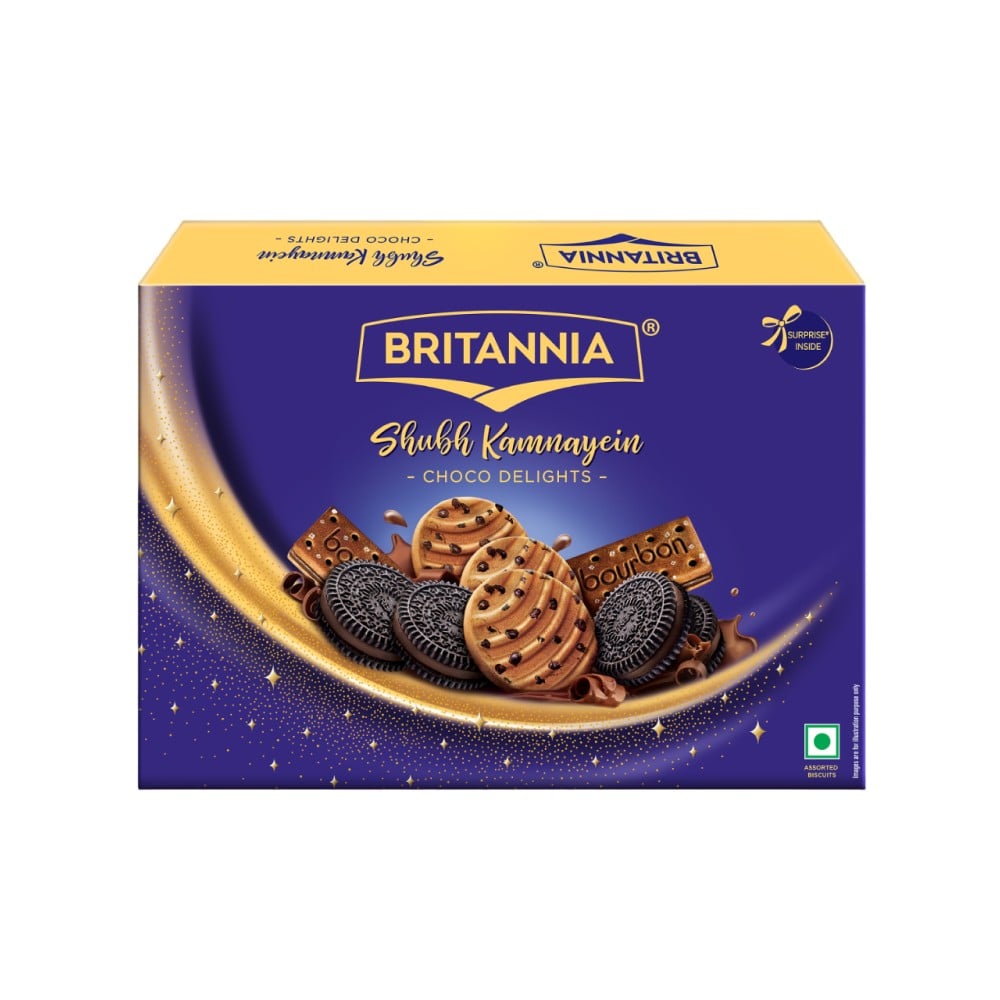 Britannia Shubhkamnaye Choco Delights Biscuits Gift Pack