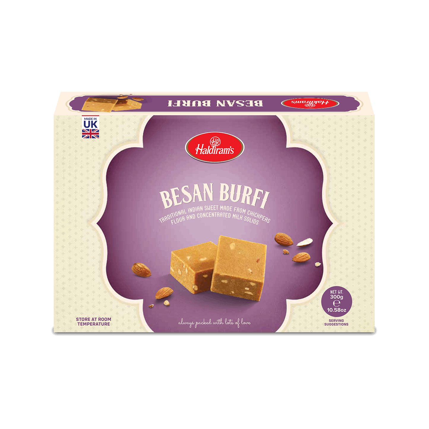 Besan Burfi by Haldiram's
