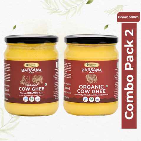 Kapiva Organic Cow Ghee - Pack of 2