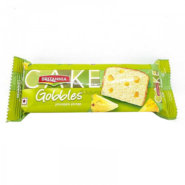 BRITANNIA CAKE GOBBLES PINEAPPLE PLUNGE 42G