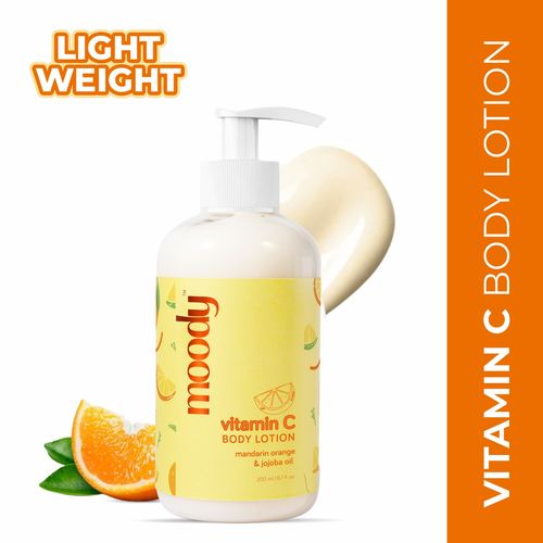 Moody Vitamin C Body Lotion Serum with Mandarin Orange, Niacinamide & Jojoba Oil