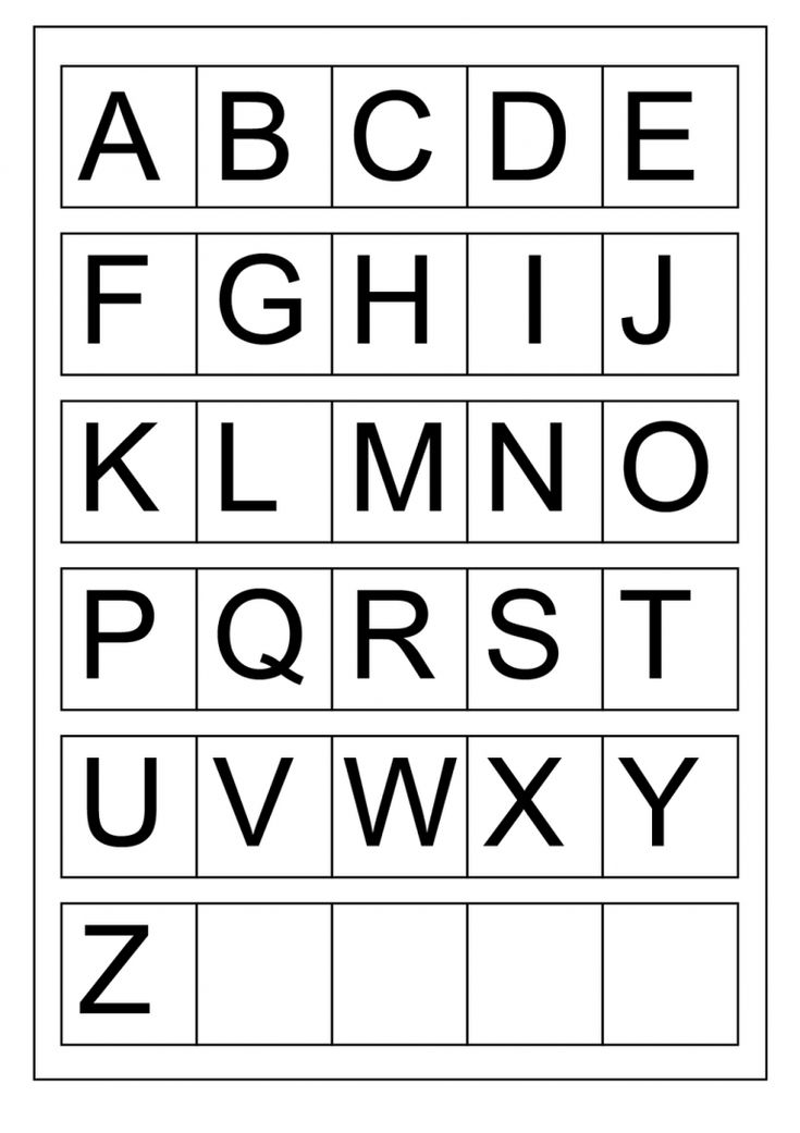 Capital Letters Abc