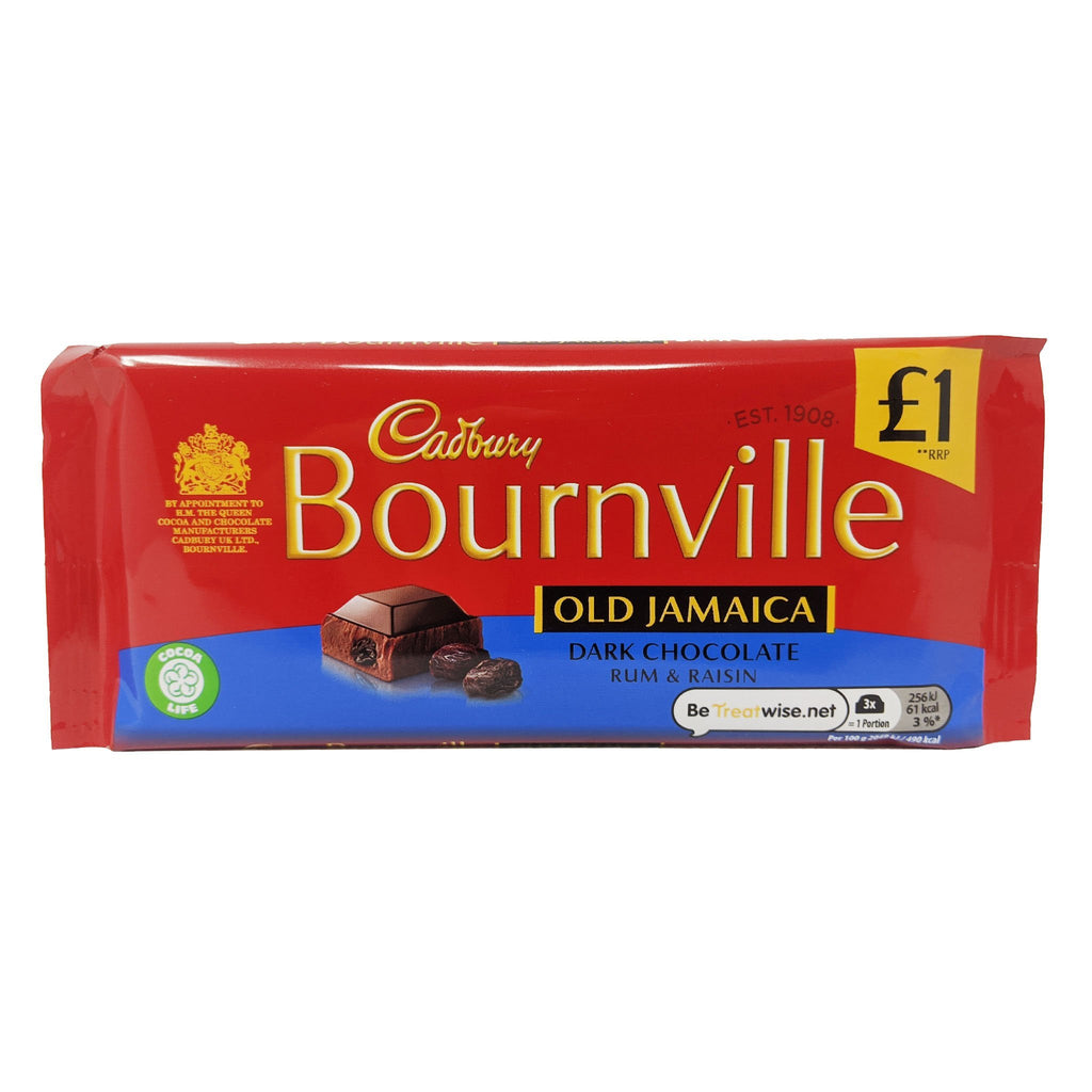 CADBARY BOURNVILLE RUM&RAISIN 80G