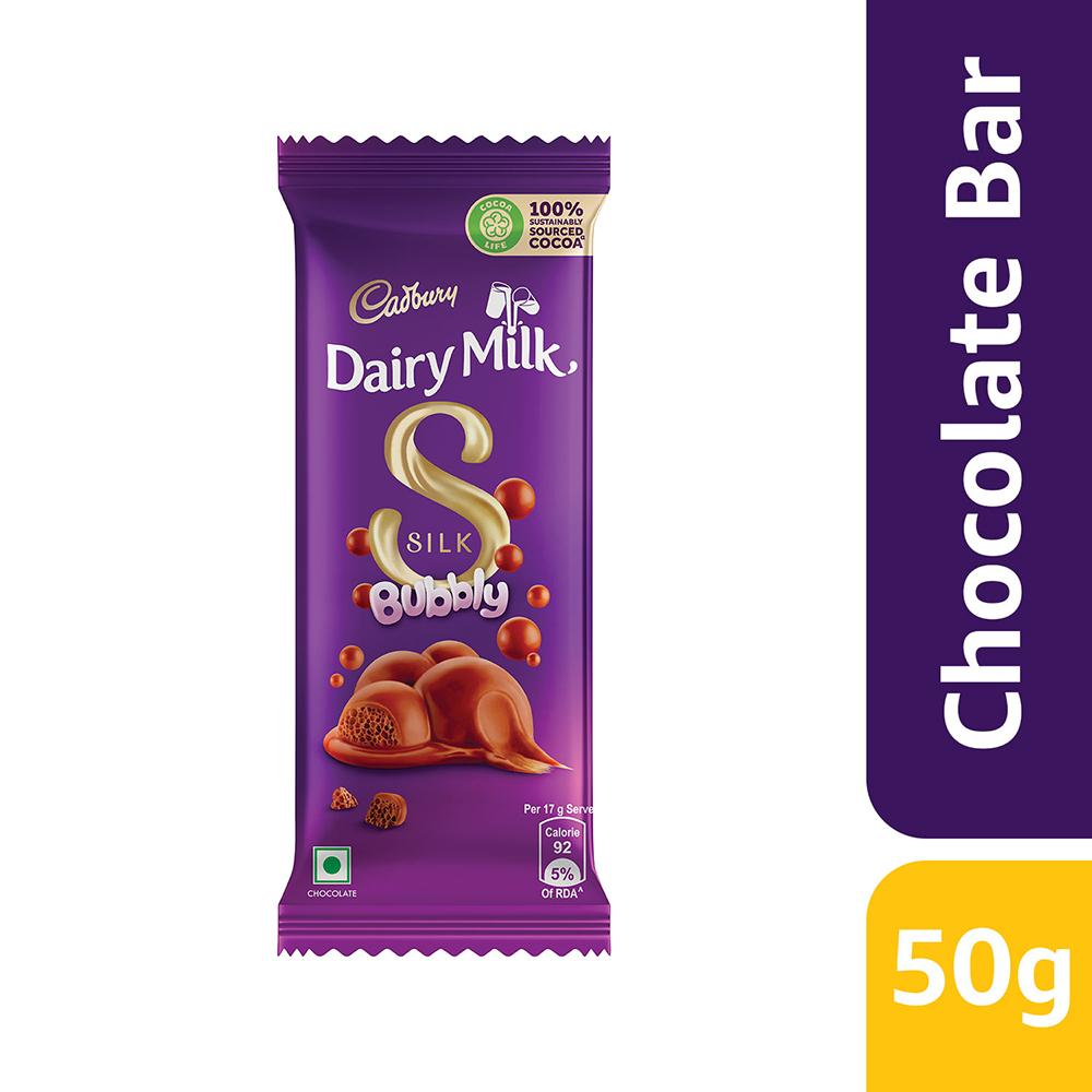 CADBARY DAIRY MILK SILK BUBBLY 50 G