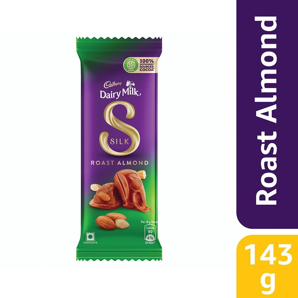 DAIRY MILK SILK ROAST ALMOND 143G