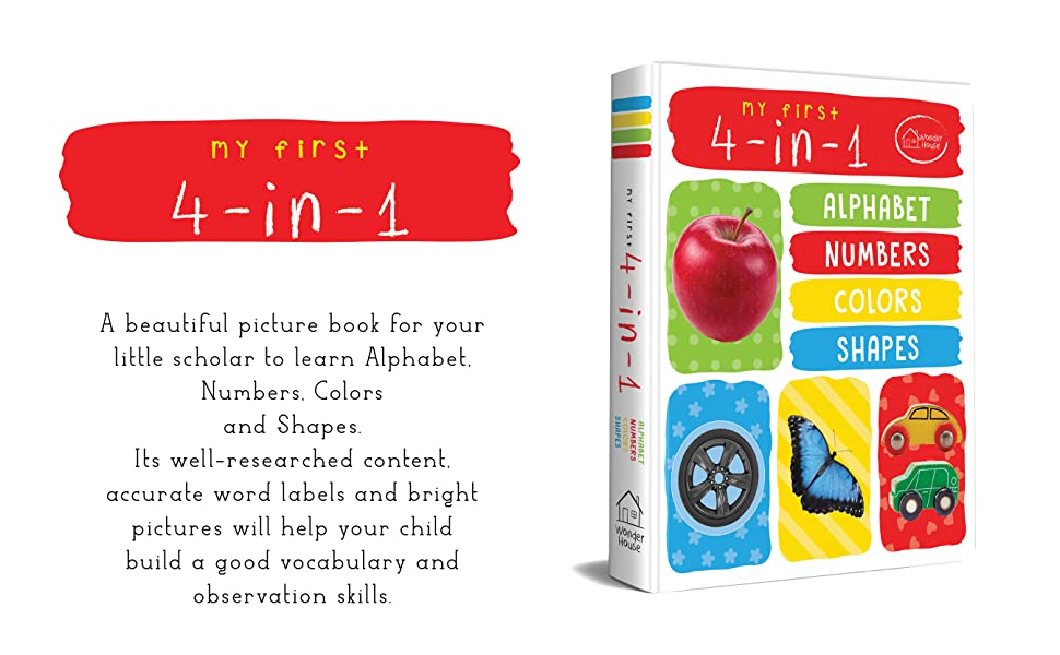My First 4 In 1 Alphabet Numbers Colours Shapes