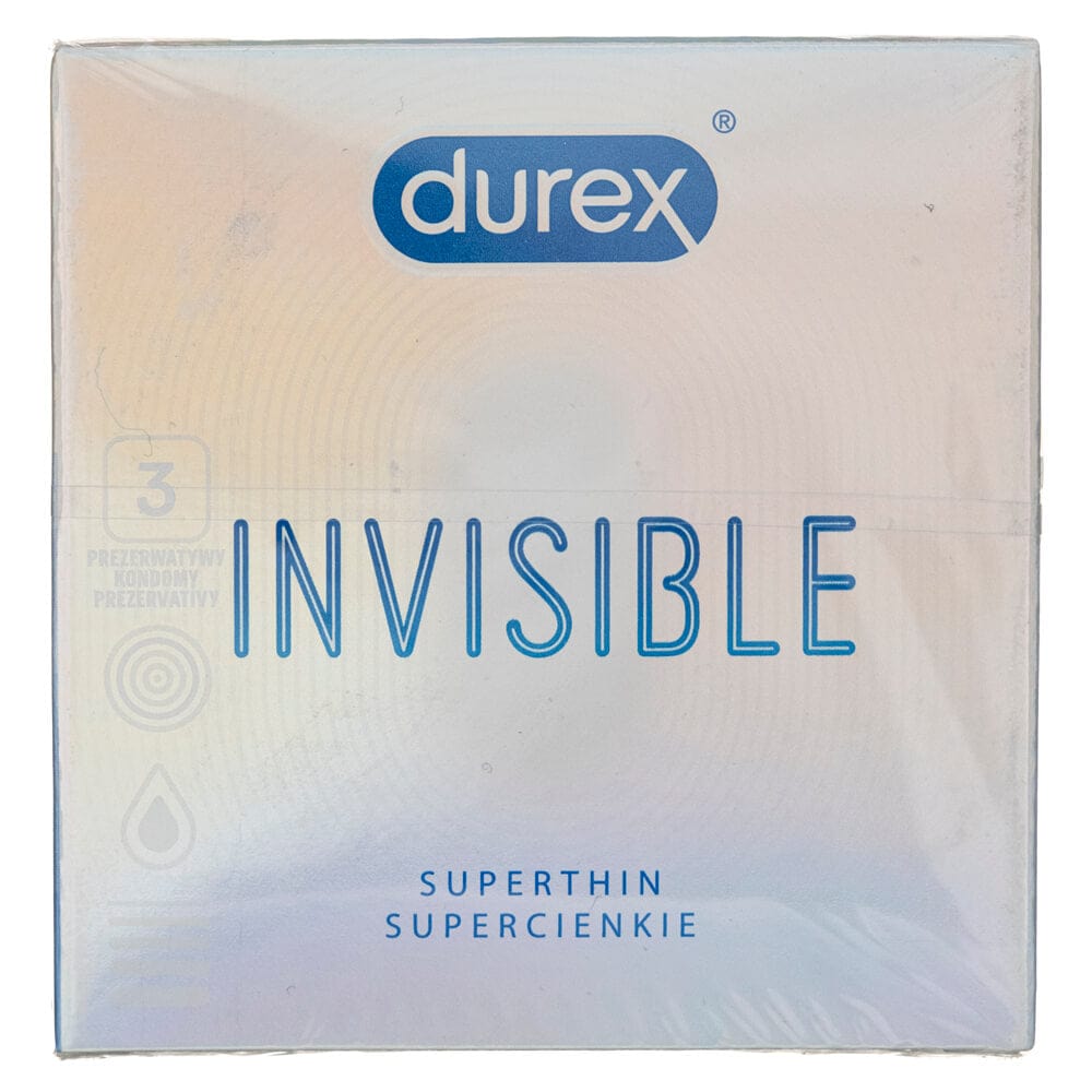 Durex Invisible Super Ultra Thin Condom (3 Pieces)