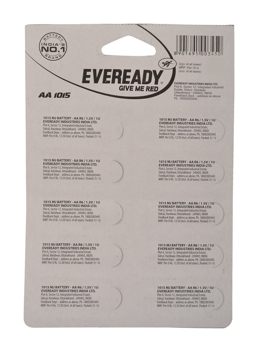 EVEREADY ULTIMA AA 1U
