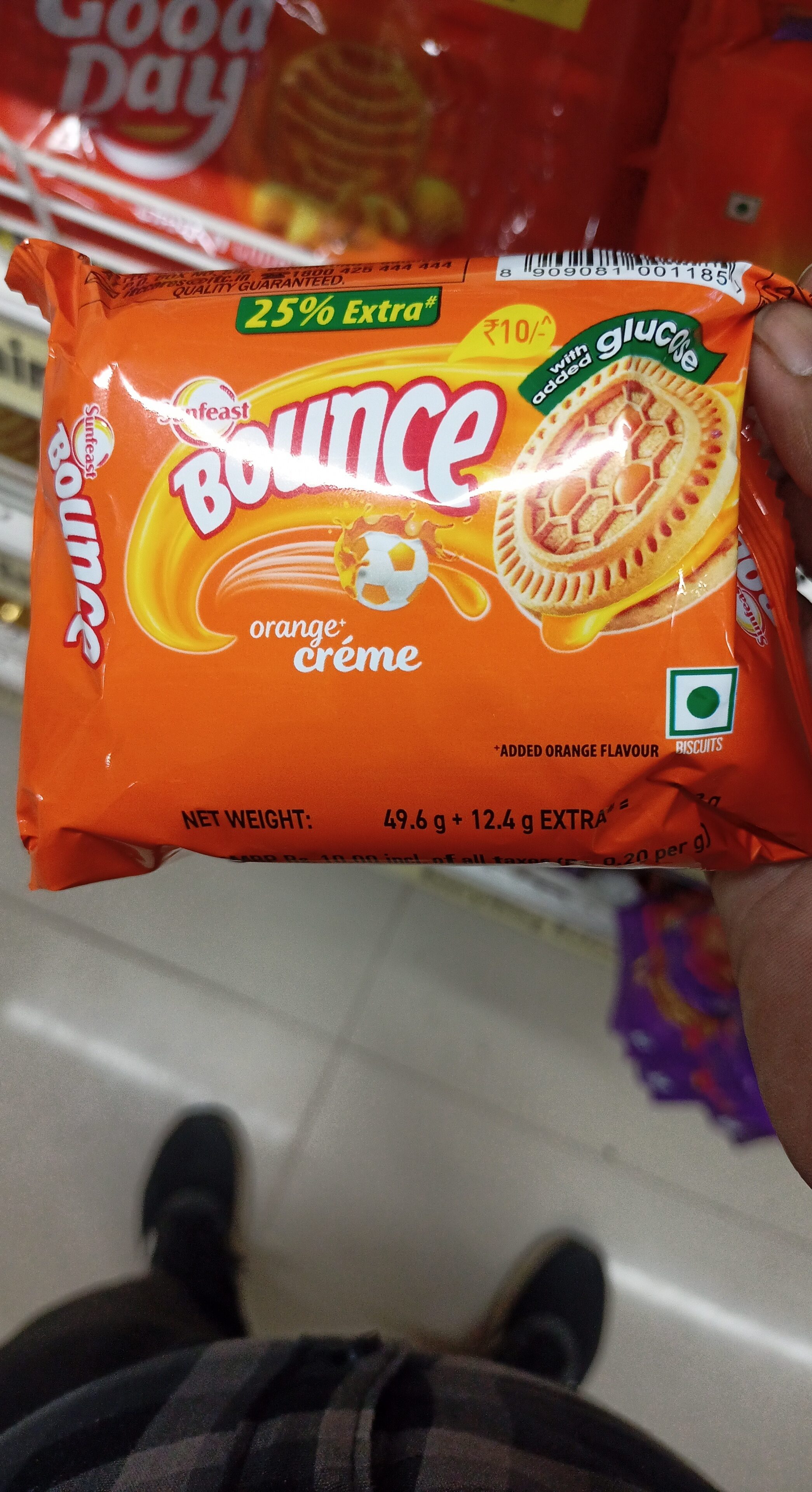 BOUNCE ORANGE CREME 62G
