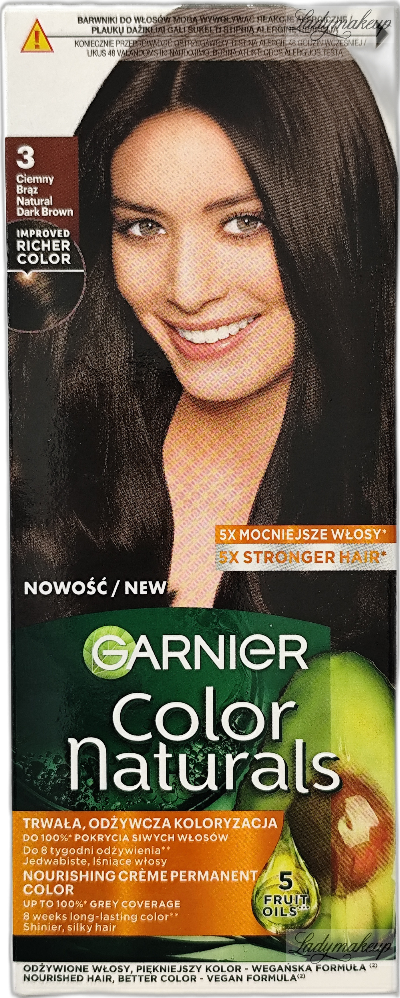 GARIER COLOR NATURALS DARK BROWN 60ML